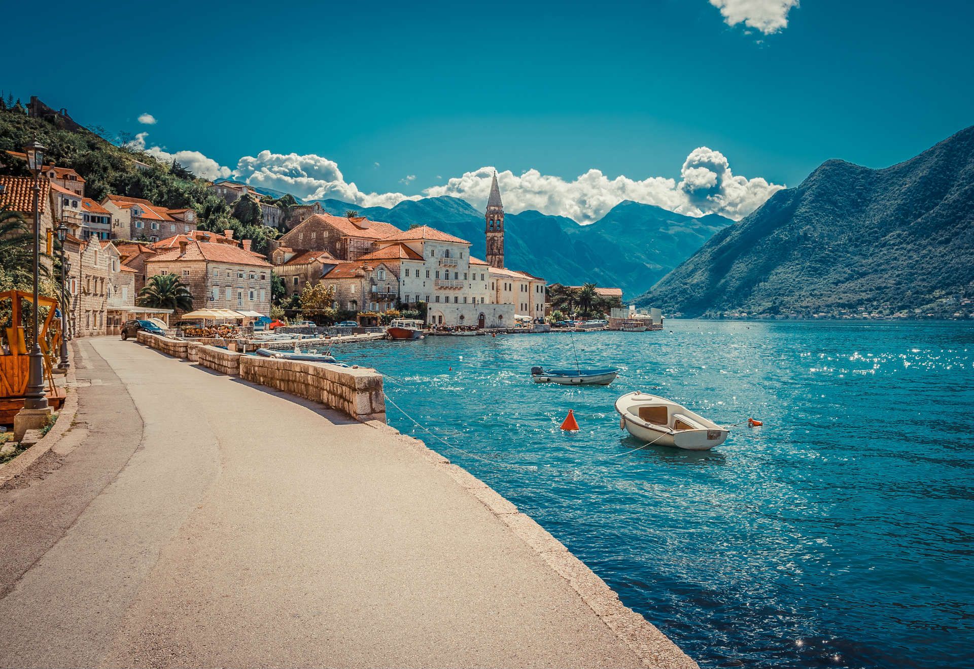 Perast and the Bay of Kotor, Montenegro